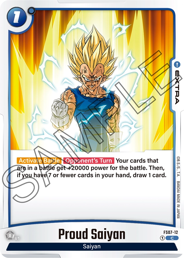 Proud Saiyan (Extra) (FS07-012) (C)