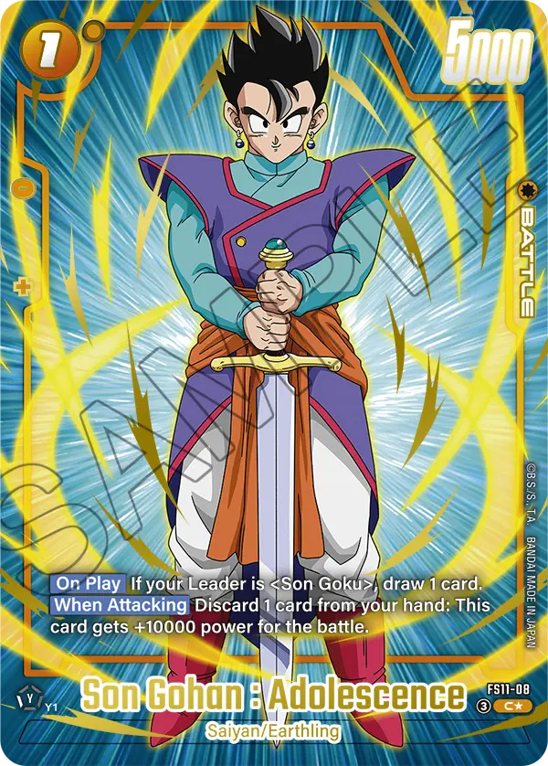 (Son Gohan : Adolescence) (Character) (FS11-08) (C) (Alternate Art)