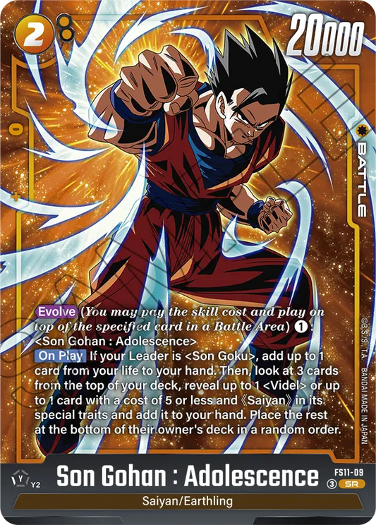 (Son Gohan : Adolescence) (Character) (FS11-09) (SR)