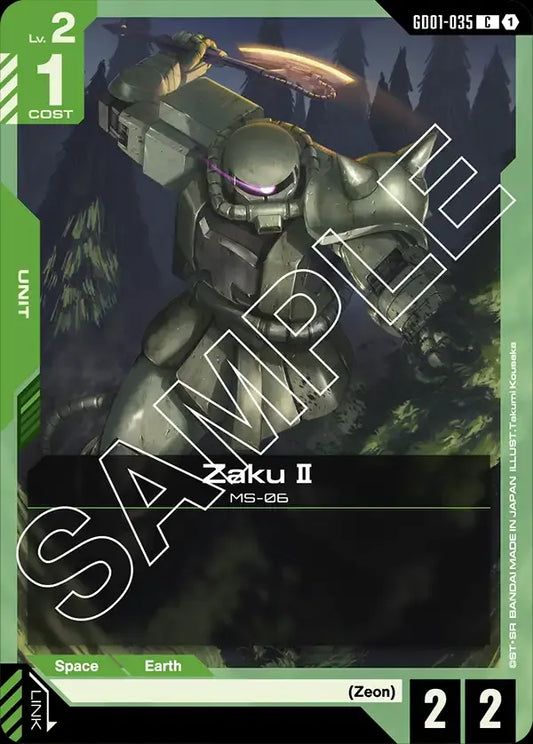 Zaku II (Unit) (GD01-035) (C)