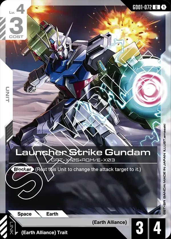 Launcher Strike Gundam (Unit) (GD01-072) (U)