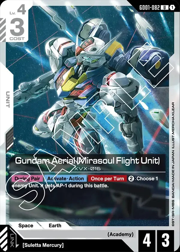 Gundam Aerial (Unit) (GD01-082) (U)