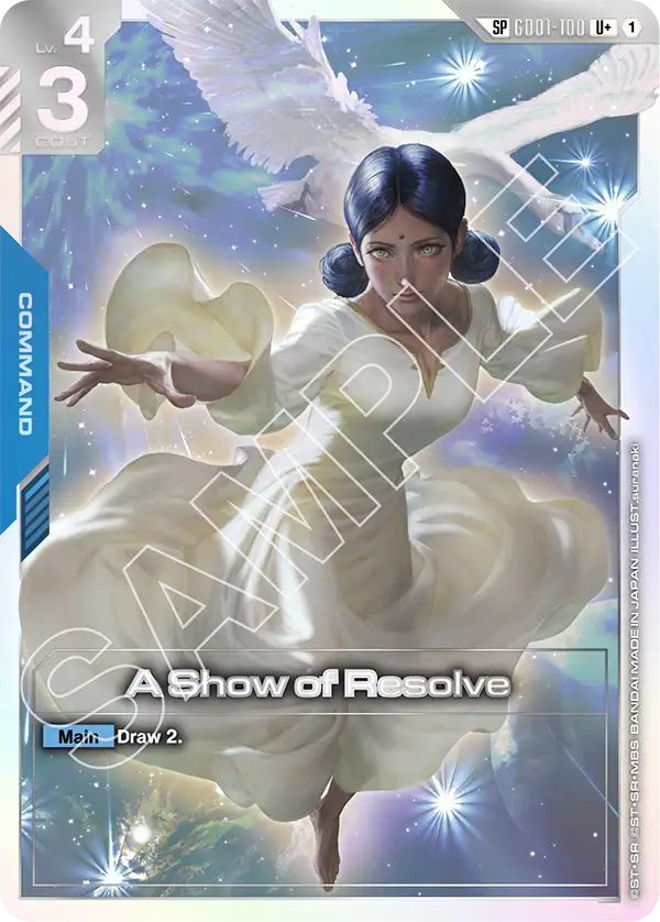 A Show of Resolve (Command) (SP) (GD01-100) (U+)