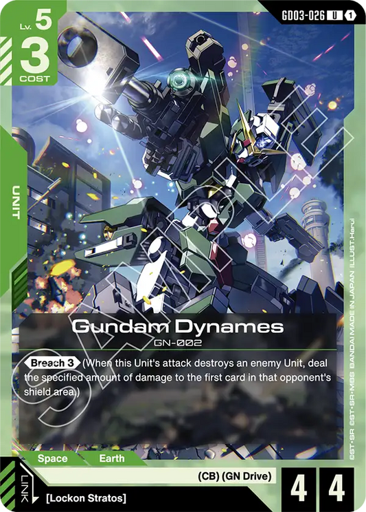 Gundam Dynames (Unit) (GD03-026) (U)