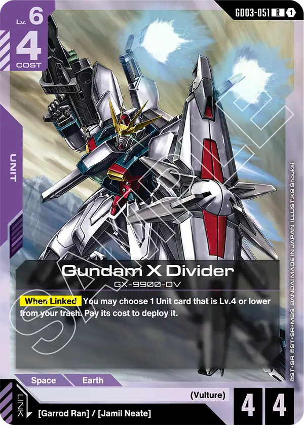 Gundam X Divider (Unit) (GD03-051) (R)