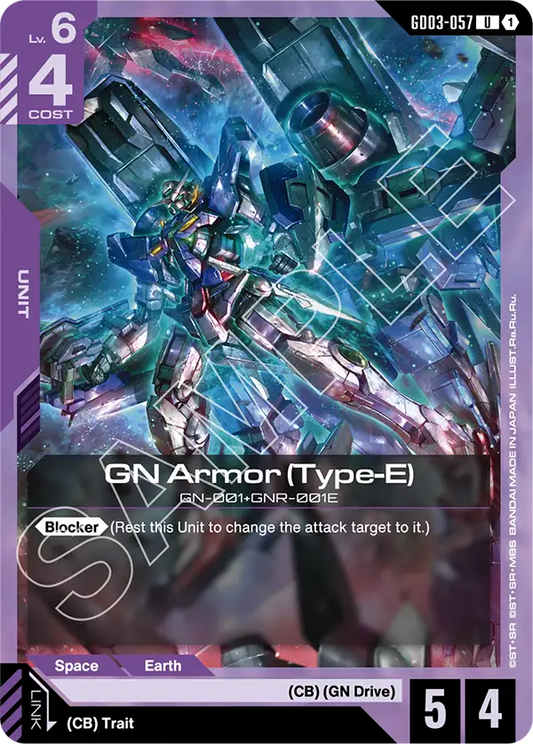 GN Armor (Type-E) (Unit) (GD03-057) (U)