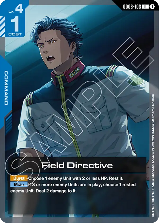 Field Directive (Command) (GD03-103) (U)