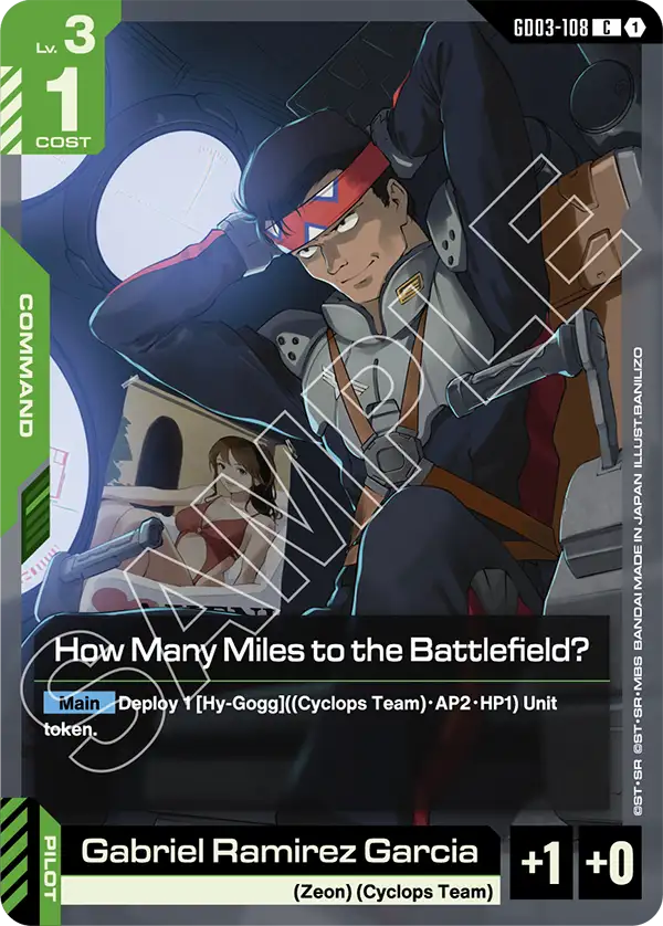 How Many Miles to the Battlefield? (Command) (GD03-108) (C)