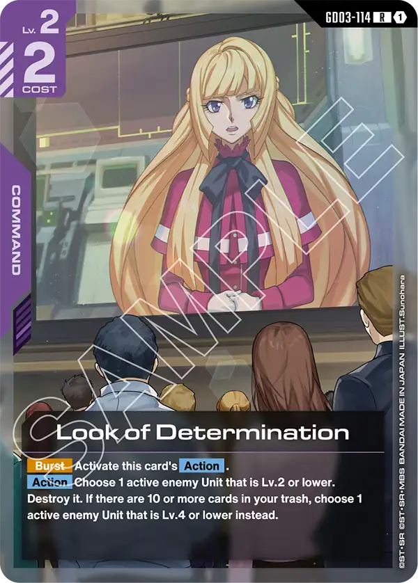 Look of Determination (Command) (GD03-114) (R)