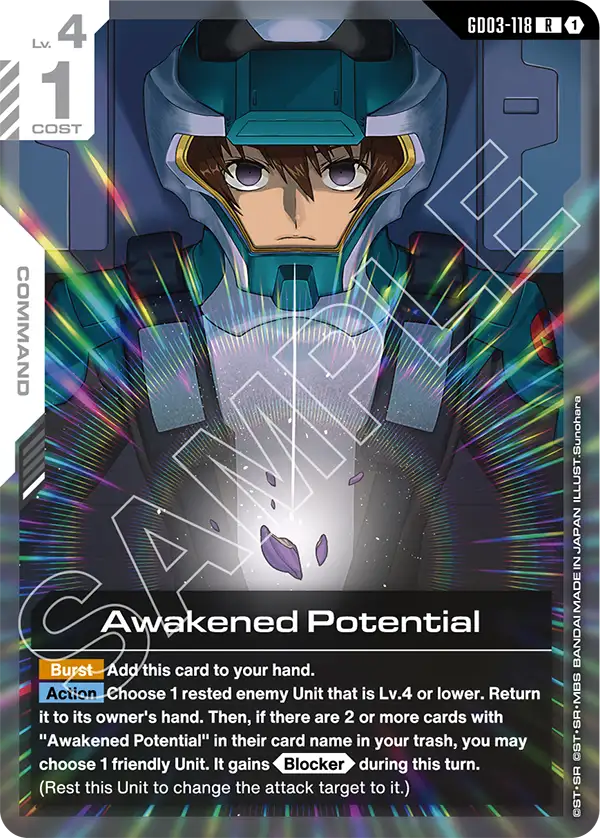 Awakened Potential (Command) (GD03-118) (R)