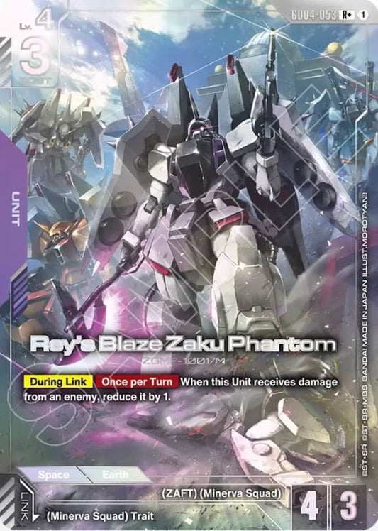 Rey's Blaze Zaku Phantom (Unit) (GD04-053) (R+) (Alternate Art)