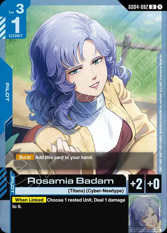 Rosamia Badam (Pilot) (GD04-082) (U)