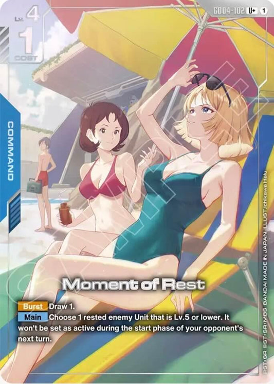 Moment of Rest (Command) (GD04-102) (R+) (Alternate Art)