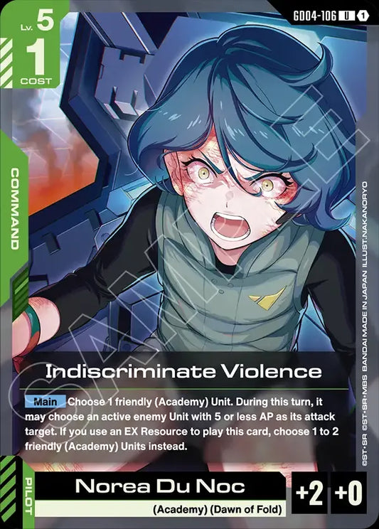 Indiscriminate Violence (Command) (GD04-106) (U)