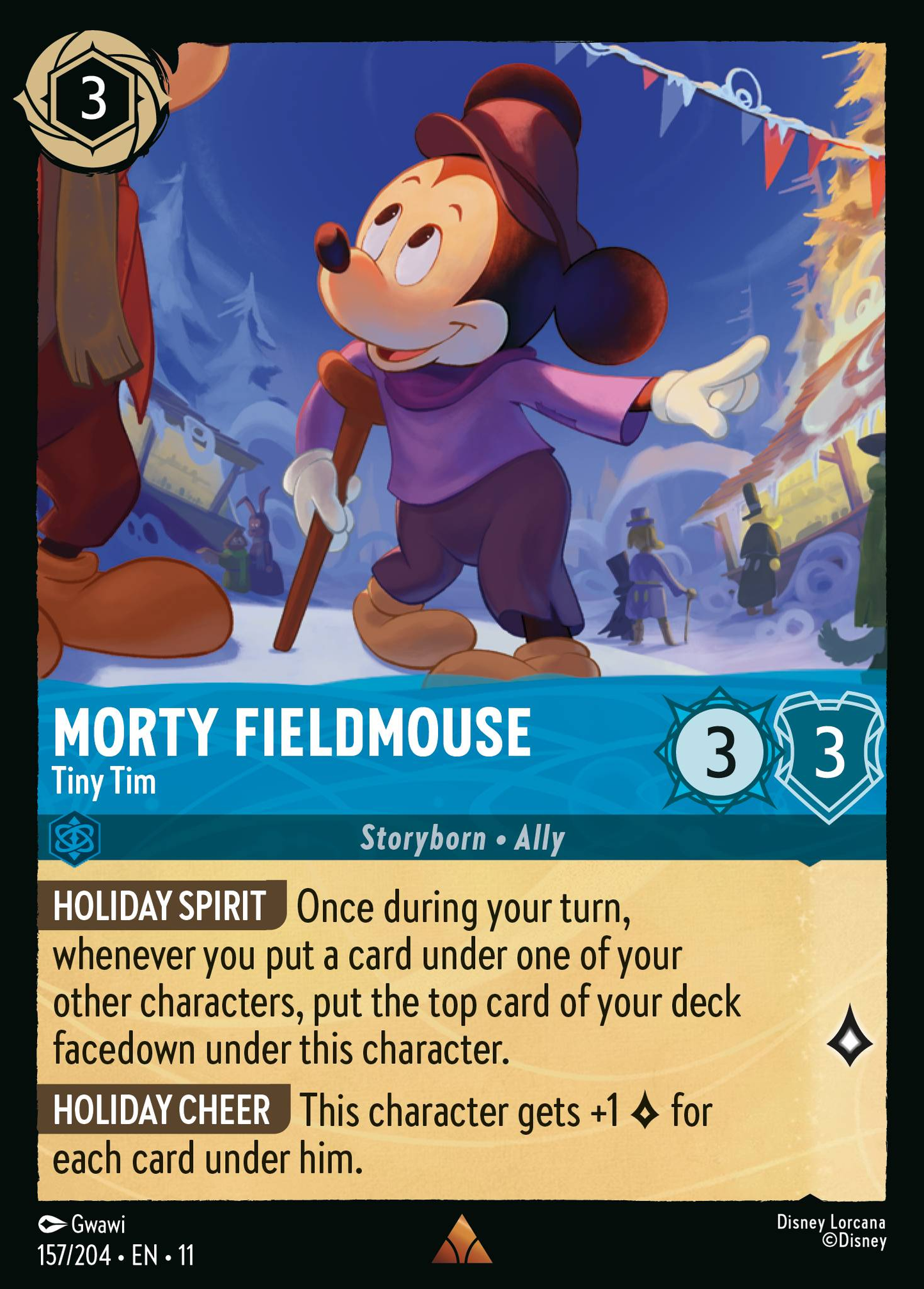 Morty Fieldmouse - Tiny Tim (Dreamborn - Ally)(157/204 EN 11) (R)
