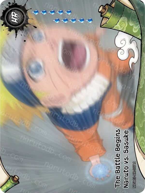 The Battle Begins: Naruto vs. Sasuke (NRSA03-HR-007L3) (HR)