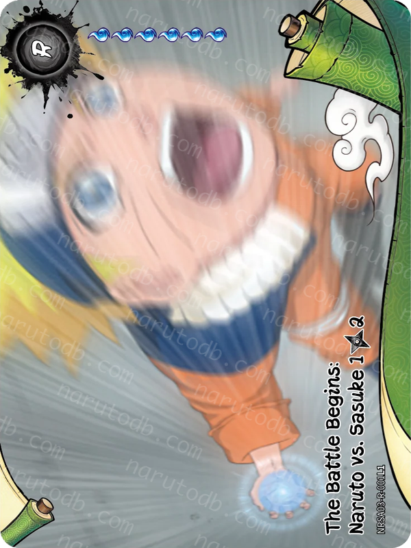 The Battle Begins: Naruto vs. Sasuke (1/2) (NRSA03-R-001L1) (R)