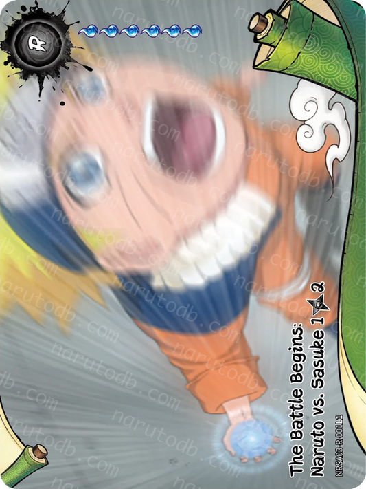 The Battle Begins: Naruto vs. Sasuke (1/2) (NRSA03-R-001L1) (R)