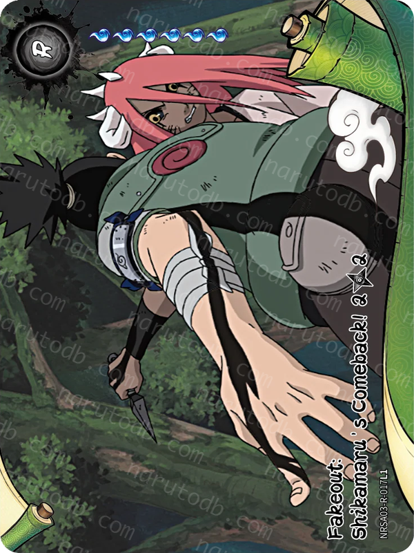 Fakeout: Shikamaru's Comeback! (2/2) (NRSA03-R-017L1) (R)