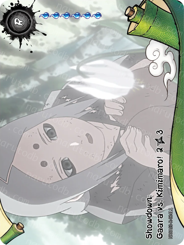 Showdown: Gaara vs. Kimimaro! (2/3) (NRSA03-R-024L1) (R)