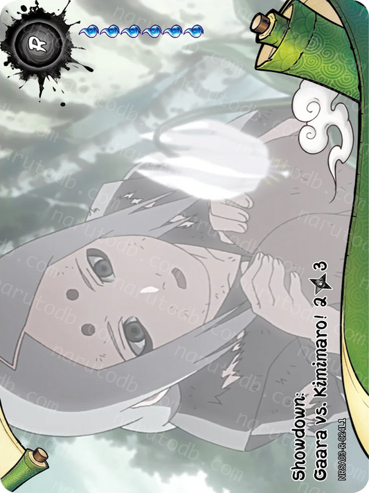 Showdown: Gaara vs. Kimimaro! (2/3) (NRSA03-R-024L1) (R)