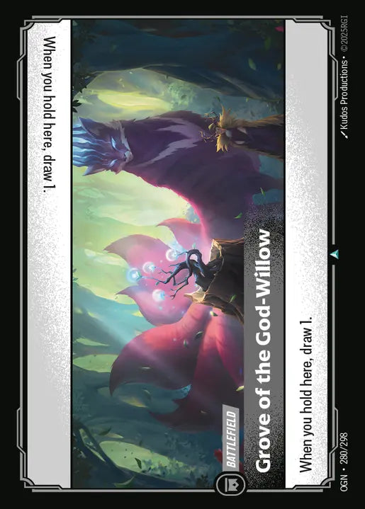 Grove of the God-Willow (Battlefield) (OGN-280/298) (U) (Shen Deck Reprint)