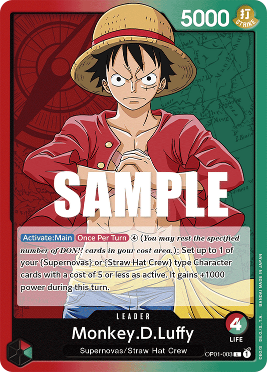 Monkey D Luffy (Leader) (OP01-003)