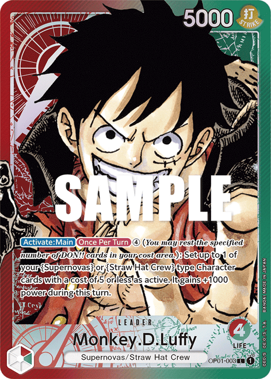 Monkey D Luffy (Alternate Art Leader) (OP01-003)