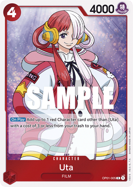 Uta (Character) (OP01-005) (R)