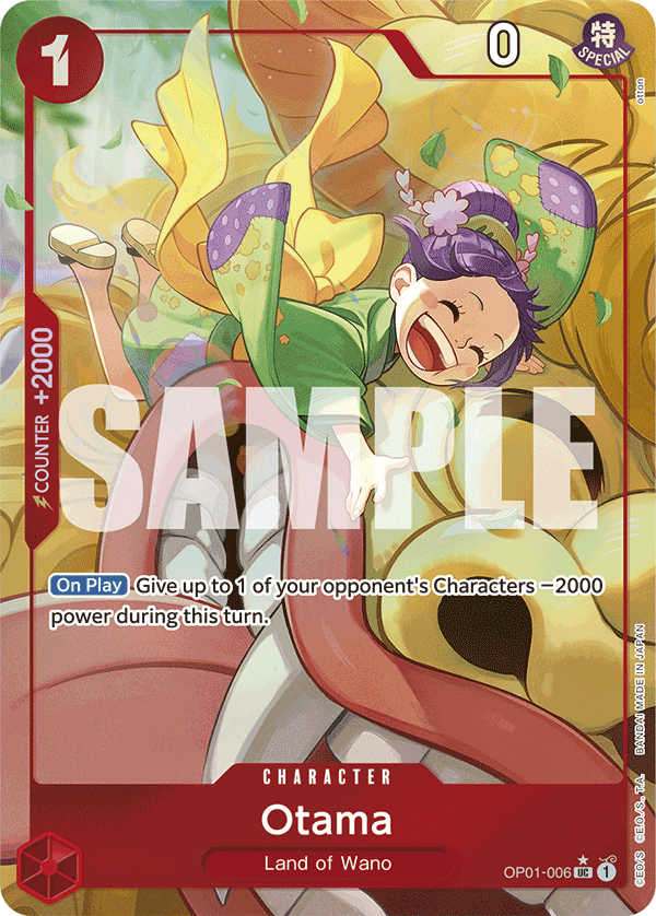 Otama (Character) (OP01-006) (PRB01 Reprint) (UC) (Alternate Art)