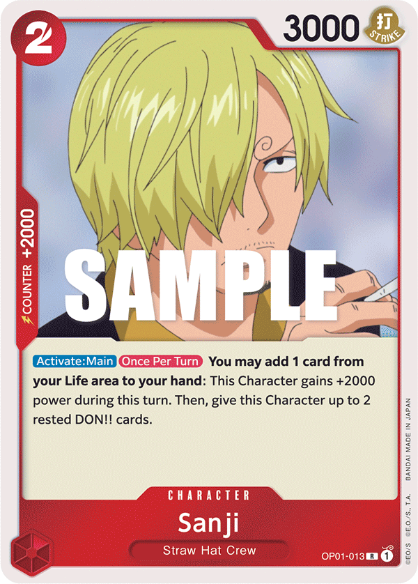 Sanji (Character) (OP01-013) (R)