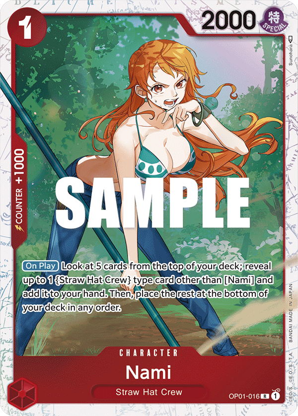 Nami (Character) (OP01-016) (ST10 Reprint) (R)