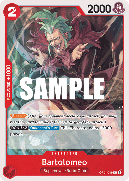 Bartolomeo (Character) (OP01-019)
