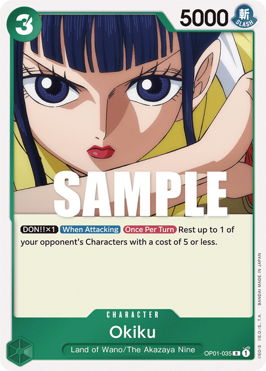 Okiku (Character) (OP01-035) (R)