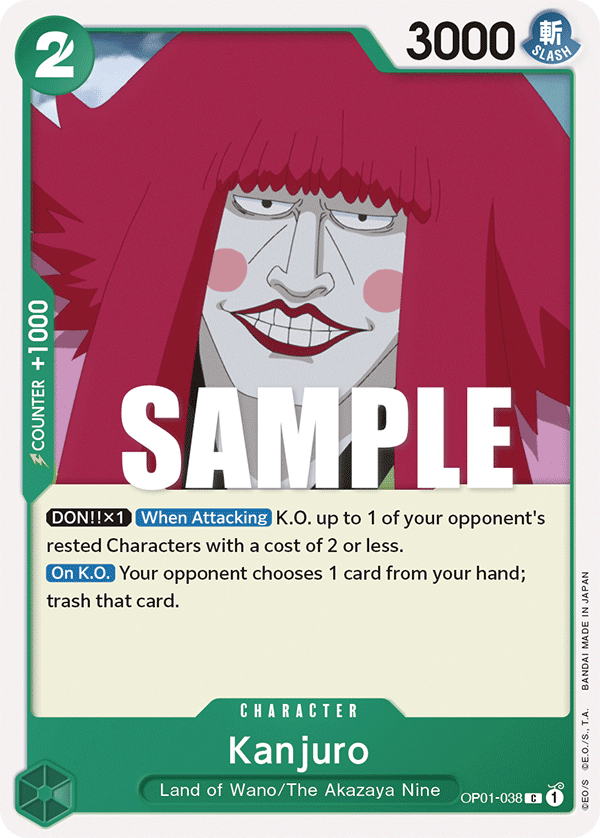 Kanjuro (Character) (OP01-038)