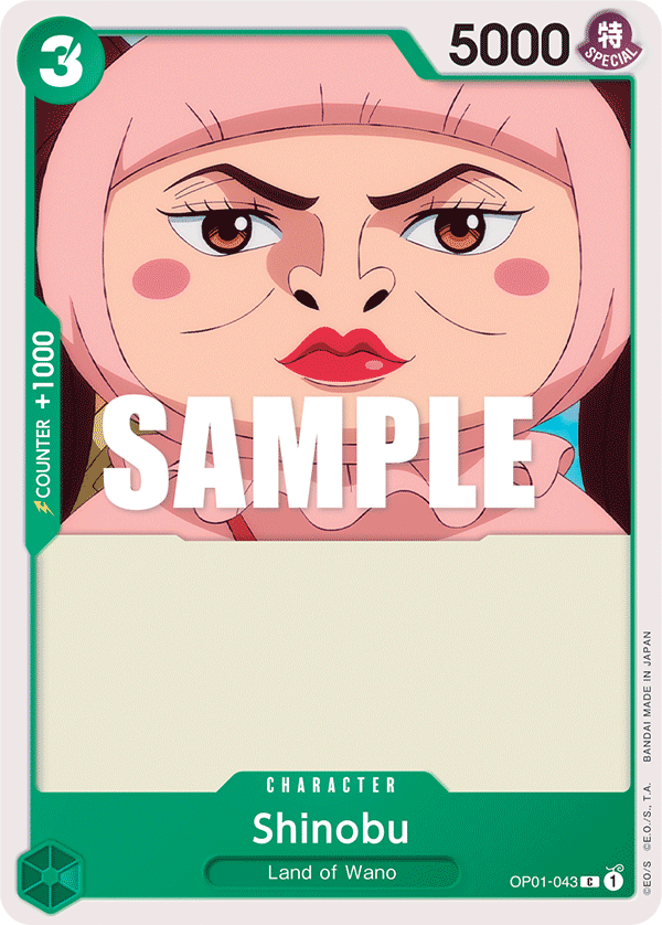 Shinobu (Character) (OP01-043)