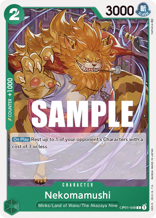 Nekomamushi (Character) (OP01-048)