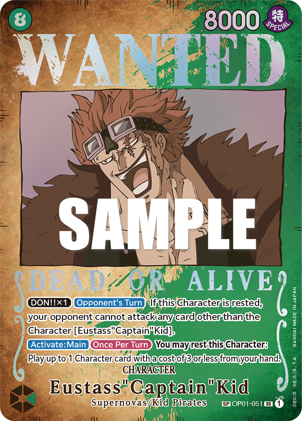 Eustass”Captain"Kid (SP) (OP01-051)