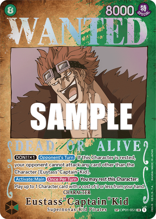 Eustass”Captain"Kid (SP) (OP01-051)