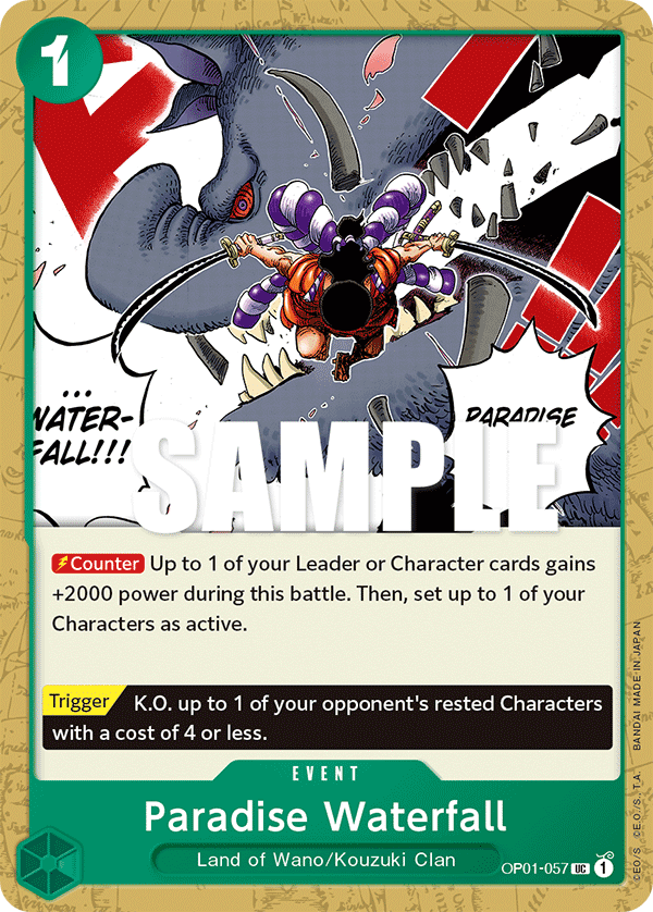 Paradise Waterfall (Character) (OP01-057)