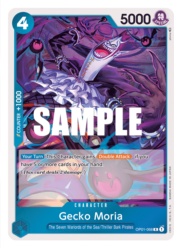 Gecko Moria (Character) (OP01-068) (R)