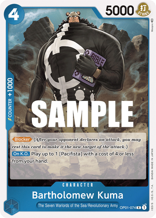 Bartholomew Kuma (Character) (OP01-074) (R)