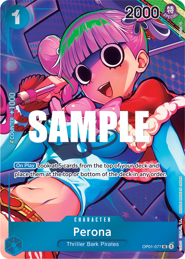 Perona (Character) (Box Topper) (OP01-077)
