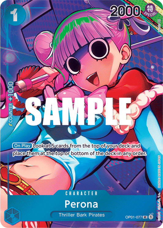 Perona (Character) (Box Topper) (OP01-077)