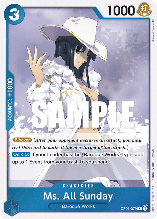 Ms All Sunday (Character) (OP01-079)
