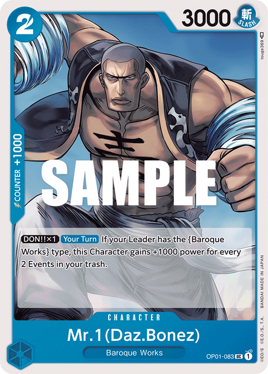 Mr 1 (Daz Bonez) (Character) (OP01-083)