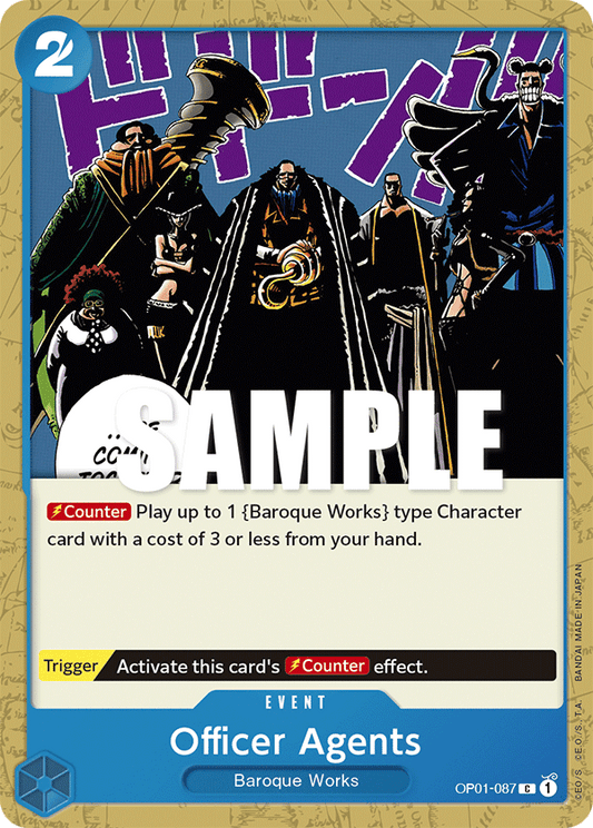 Officer Agents (Event) (OP01-087)