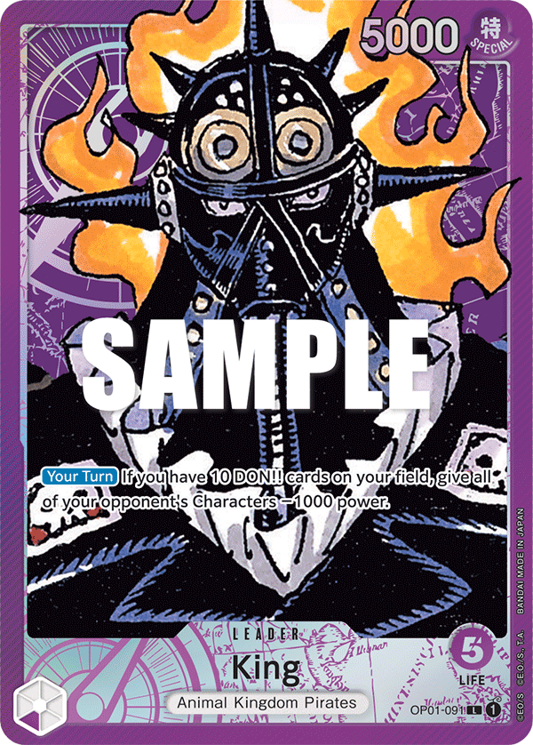 King (Leader) (OP01-091) (Alternate Art)