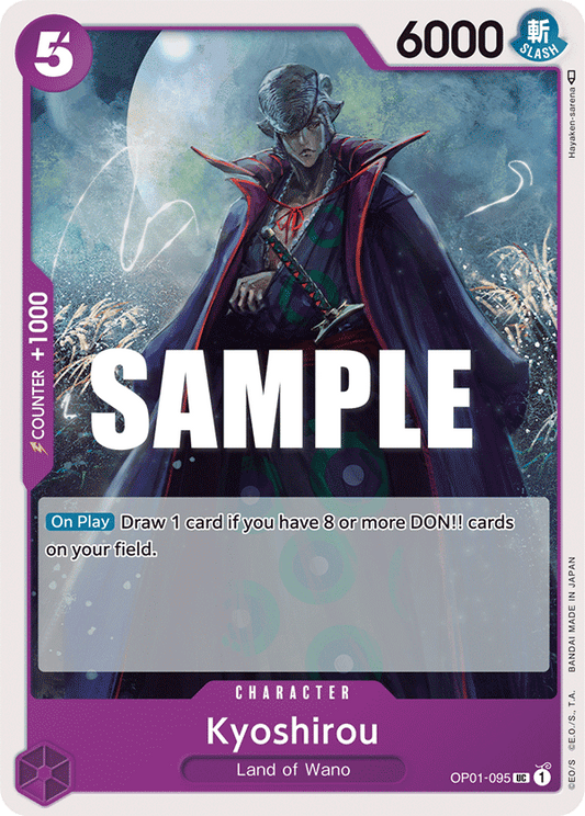 Kyoshirou (Character) (OP01-095)