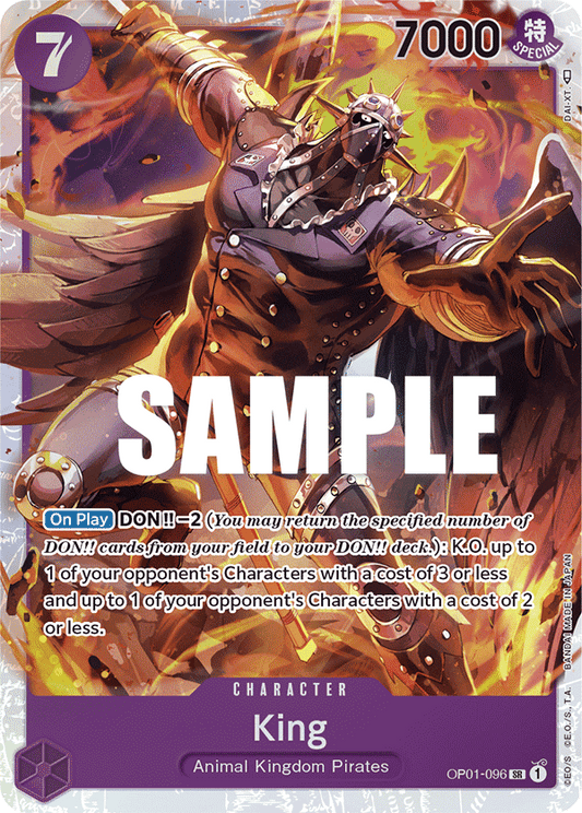 King (Character) (OP01-096) (SR)